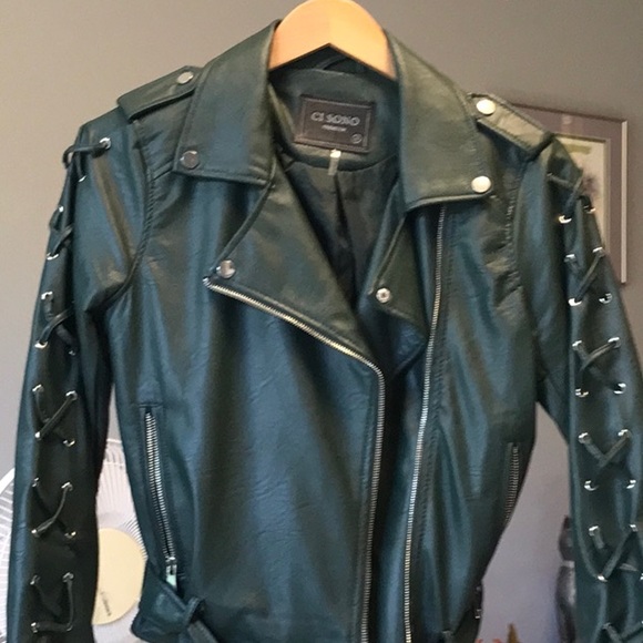 Faux leather jacket - Picture 5 of 6